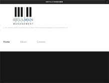 Tablet Screenshot of gellmanmgmt.com